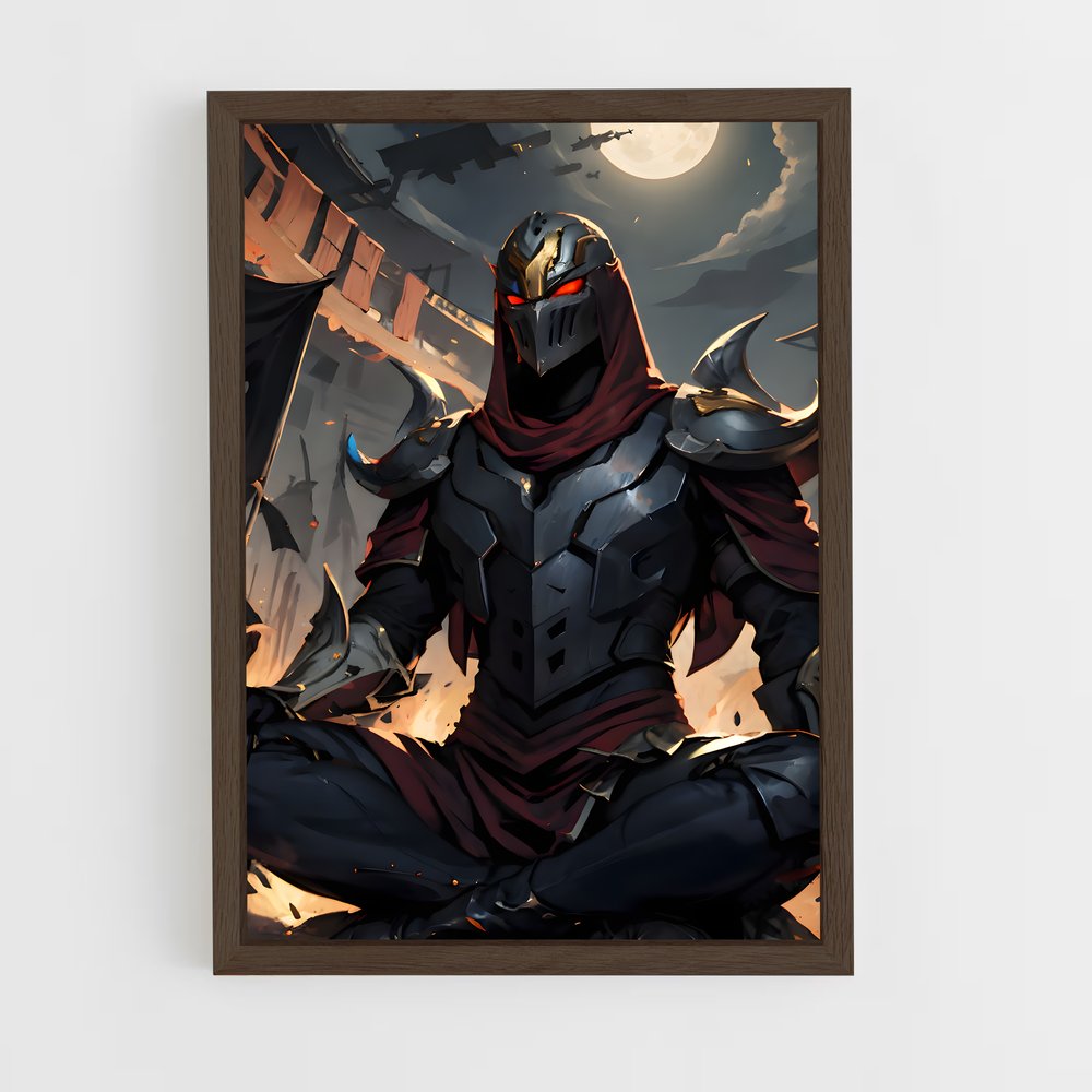 Poster Zed en Rouge – affiche League Of Legends (vue 5)